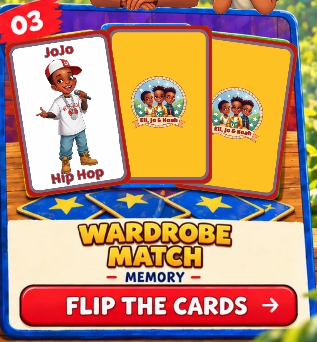 Wardrobe Match — flip the cards